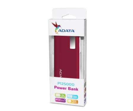 Power Bank ADATA P12500D 12500mAh Red (AP12500D-DGT-5V-CRD)