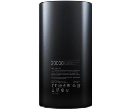 Power Bank ADATA P20000D 20000mAh Black (AP20000D-DGT-5V-CBK)