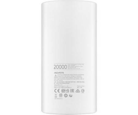 Power Bank ADATA P20000D 20000mAh White (AP20000D-DGT-5V-CWH)