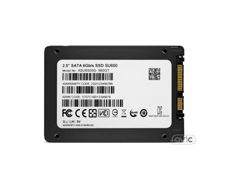 SSD накопитель ADATA Ultimate SU650 120 GB (ASU650SS-120GT-R)