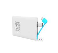 Внешний аккумулятор-кредитка Elari PowerCard 2500 мАч (White)