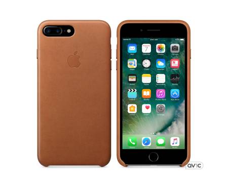 Apple iPhone 7 Plus Leather Case - Saddle Brown MMYF2