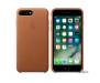 Apple iPhone 7 Plus Leather Case - Saddle Brown MMYF2