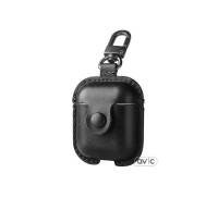 Чехол USAMS для наушников Apple AirPods LEATHER Black