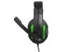 Наушники GEMIX N2 LED Black-Green Gaming