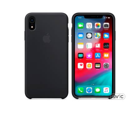 Чехол для смартфона Apple iPhone XR Silicone Case Black