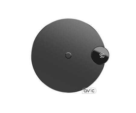 Беспроводное зарядное устройство Baseus Digital LED Display Wireless Charger (WXSX-01) Black