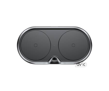 Беспроводное зарядное устройство Baseus Dual Wireless Charger Black (WXXHJ-A01)