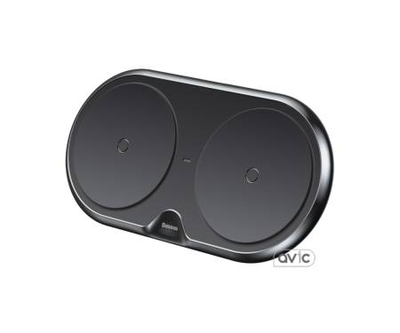 Беспроводное зарядное устройство Baseus Dual Wireless Charger Black (WXXHJ-A01)