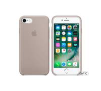 Чехол Apple Silicone Case for iPhone 7 Pebble