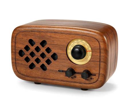 Rerii Retro FM Radio RW-01 (Walnut Wood)