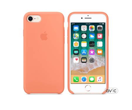Чехол Apple Silicone Case for iPhone 8 Peach
