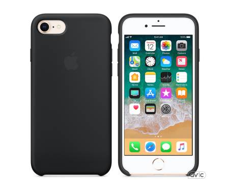Чехол для смартфона Apple iPhone 7/8 Silicone Case Black Copy