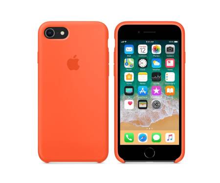 Чехол для смартфона Apple iPhone 7/8 Silicone Case - Spicy Orange Copy