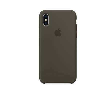 Чехол для смартфона Apple iPhone X Silicone Case - Dark Olive (Copy)