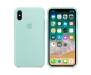 Чехол для Apple iPhone X Silicone Case Marine Green Copy