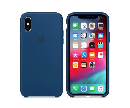 Apple iPhone X Silicone Case - Ocean Blue (Copy)
