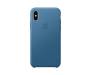 Apple iPhone XS Leather Case - Cape Cod Blue (MTET2) 