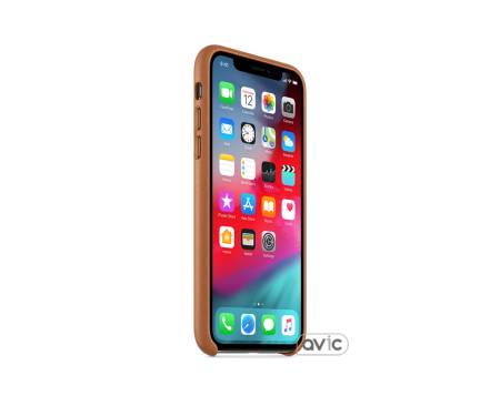 Apple iPhone XS Leather Case - Saddle Brown (Copy)