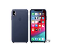 Apple iPhone XS Max Leather Case - Midnight Blue (Copy)