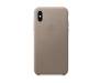 Apple iPhone XS Leather Case - Taupe (Copy)