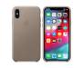 Apple iPhone XS Leather Case - Taupe (Copy)