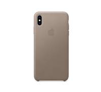 Apple iPhone XS Max Leather Case - Taupe (Copy)