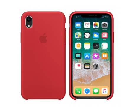 Apple iPhone XR Silicone Case Red PRODUCT (Copy)