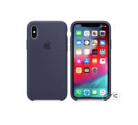 Apple iPhone XS Silicone Case Midnight Blue (Copy) 
