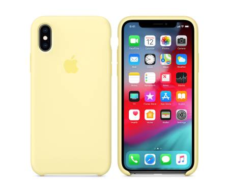 Apple iPhone XS Max Silicone Case Mellow Yellow (Copy)