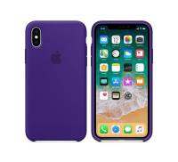 Apple iPhone XS Silicone Case Purple (Copy)