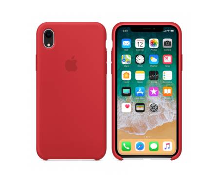  Apple iPhone XR Silicone Case Red Copy