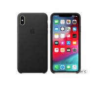 Apple iPhone XS Max Leather Case Black Copy