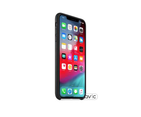 Apple iPhone XS Max Leather Case Black Copy