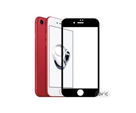 Защитное стекло для iPhone 7/8 Black