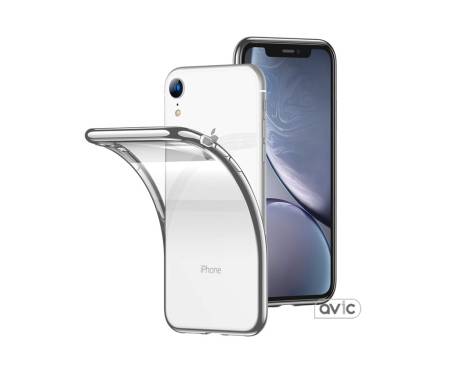 Бампер силикон прозрачный для iPhone XR