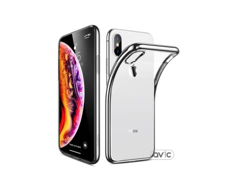 Бампер силикон прозрачный для iPhone XS/X