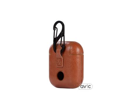 Чехол для Apple AirPods Leather Brown