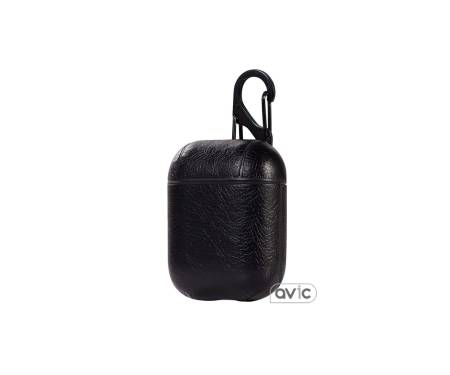 Чехол для Apple AirPods Leather Black