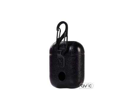 Чехол для Apple AirPods Leather Black