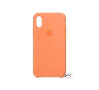 Чехол для Apple iPhone XS Max Silicone Case Papaya