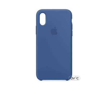 Чехол для Apple iPhone XS Silicone Case Delft Blue