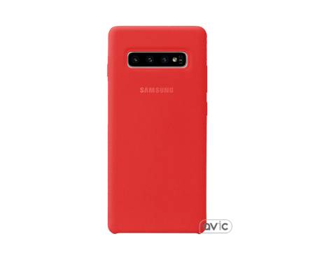 Чехол для Samsung Galaxy S10 Plus Silicone Red