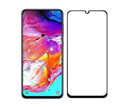 Защитное стекло для Samsung Galaxy A70 Black