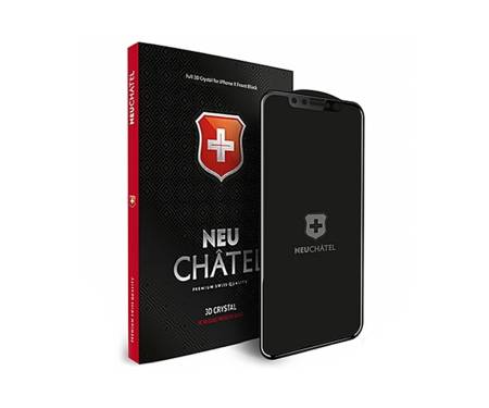 Защитное стекло для iPhone X/XS Black Neu Chatel