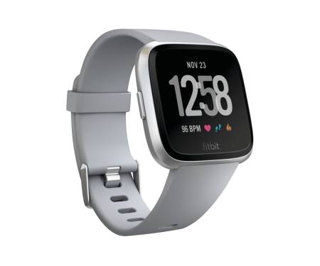 Смарт-часы Fitbit Versa, Gray/Silver Aluminum (FB505SRGY)