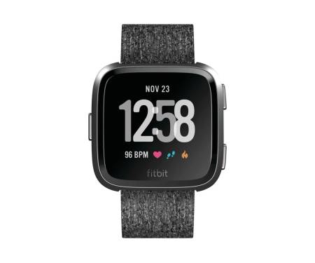 Fitbit Versa Special Edition, Charcoal Woven (FB505BKGY)