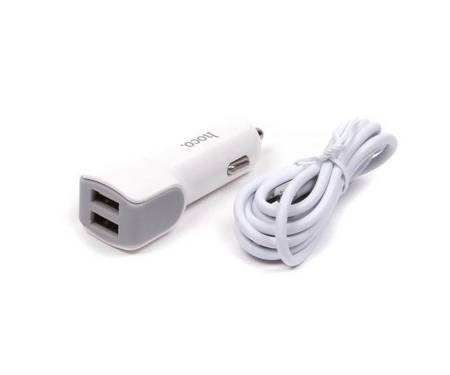 Hoco Z23 Grand Style+Cable (Lightning) 2.4A 2USB White