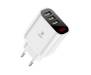 Baseus Mirror Traveler Intelligent Digital Display 3.4A 3USB White