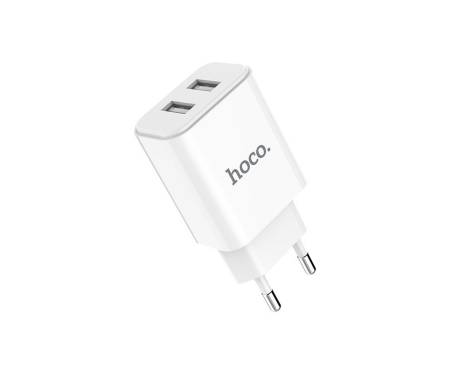 Hoco C62A Victoria 2USB 2.1А White